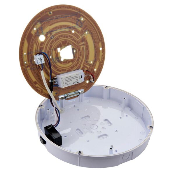 Saxby 77899 Saxby Forca CCT Photocell Bulkhead - IP65 18W 3000K/4000K/6500K 6