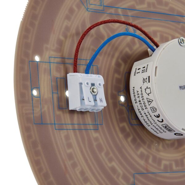 Saxby 77900 Saxby Forca CCT Microwave Step Dimming Bulkhead - IP65 18W 3000K/4000K/6500K 6