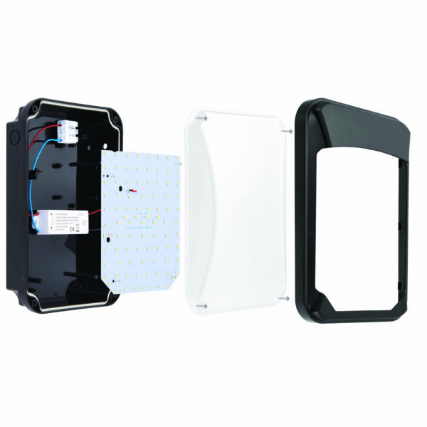 Saxby 77914 Saxby Lucca Mini IP65 15W - Black Pc 7