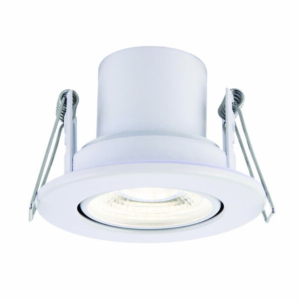 Saxby 78521 Saxby ShieldECO 800 Tilt  Matt White 8.5W - 4000K Cool White 1