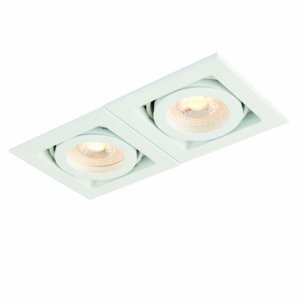 Saxby 78531 Saxby Xeno Twin Matt White GU10 3
