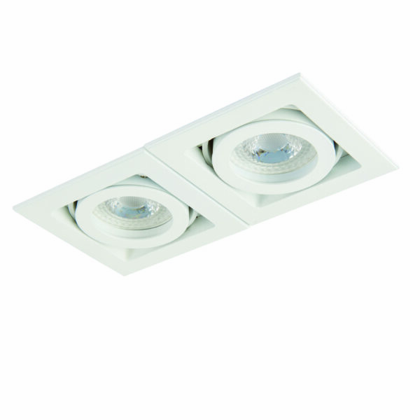 Saxby 78531 Saxby Xeno Twin Matt White GU10 4