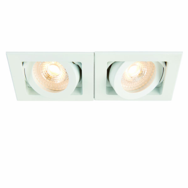 Saxby 78531 Saxby Xeno Twin Matt White GU10 7