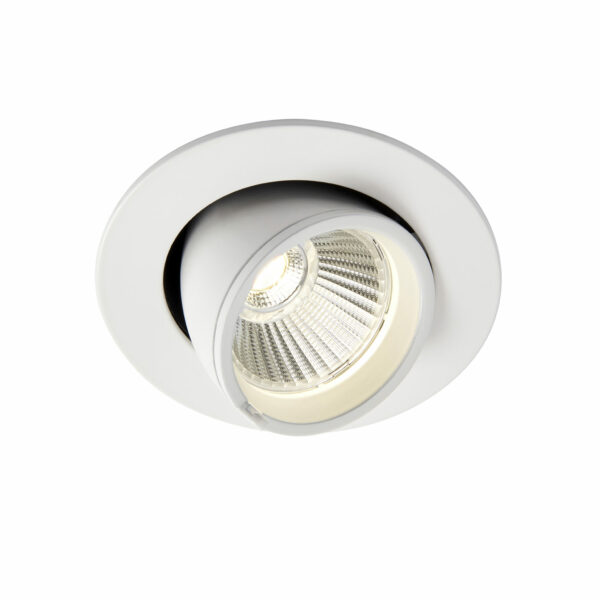 Saxby 78537 Saxby Axial Round 9W White 4000K - Cool White 1