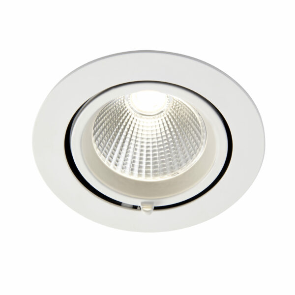 Saxby 78540 Saxby Axial Round 30W White 4000K - Cool White 3