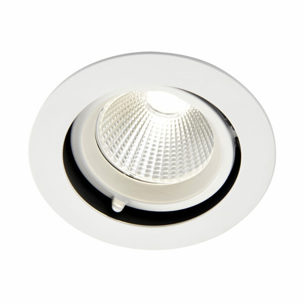 Saxby 78540 Saxby Axial Round 30W White 4000K - Cool White 4
