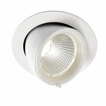 Saxby 78540 Saxby Axial Round 30W White 4000K - Cool White 1