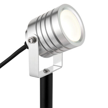 Saxby 78635 Saxby Lighting Luminatra Spike Silver IP65 4W Cool White 3