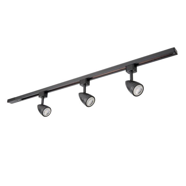 Saxby 78649 Saxby Bullett GU10 Track Head 50W Kit - Black 2