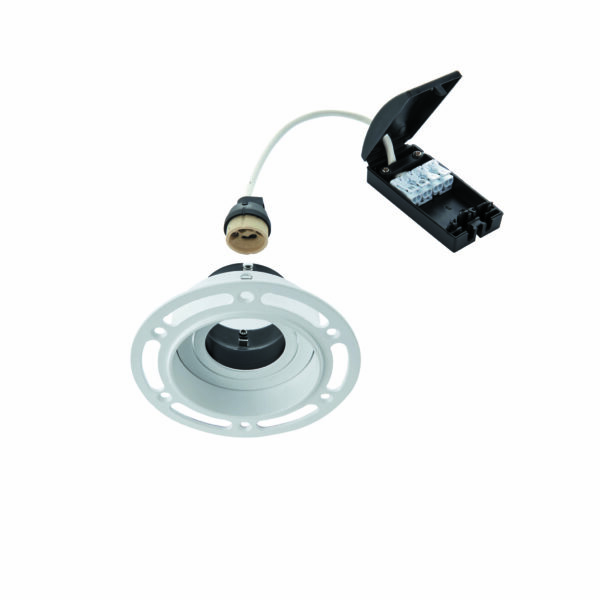 Saxby 78954 Saxby Trimless Downlight Round Matt White GU10 7