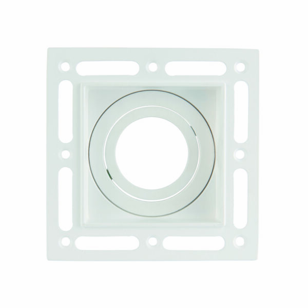 Saxby 78955 Saxby Trimless Downlight Square Matt White GU10 3