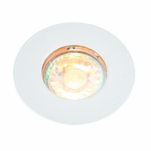 Saxby 79978 Saxby Speculo Round IP65 GU10 Matt White 5