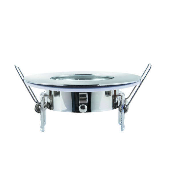 Saxby 79979 Saxby Speculo Round IP65 GU10 Brushed Chrome 3