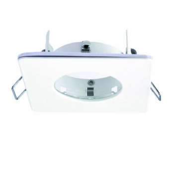 Saxby 80244 Saxby Speculo Square IP65 GU10 Matt White 1