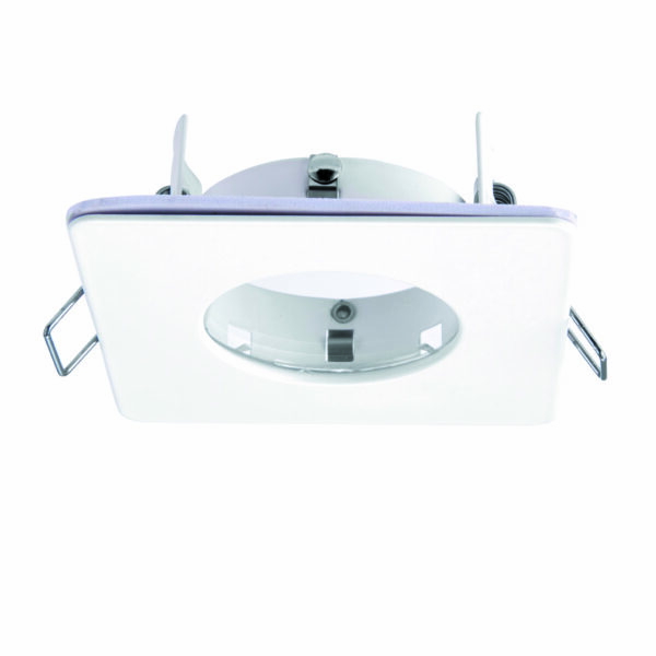 Saxby 80244 Saxby Speculo Square IP65 GU10 Matt White 1