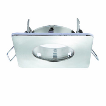 Saxby 80245 Saxby Speculo Square IP65 GU10 Brushed Chrome 1