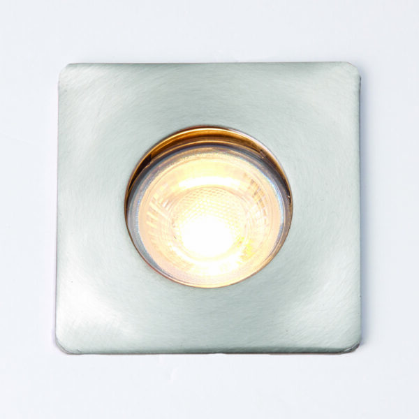 Saxby 80245 Saxby Speculo Square IP65 GU10 Brushed Chrome 7