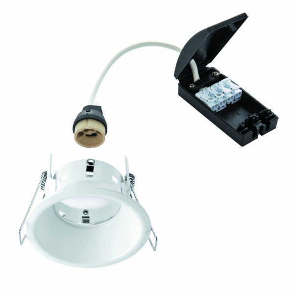 Saxby 80247 Saxby Speculo Anti-Glare IP65 GU10 Matt White 7