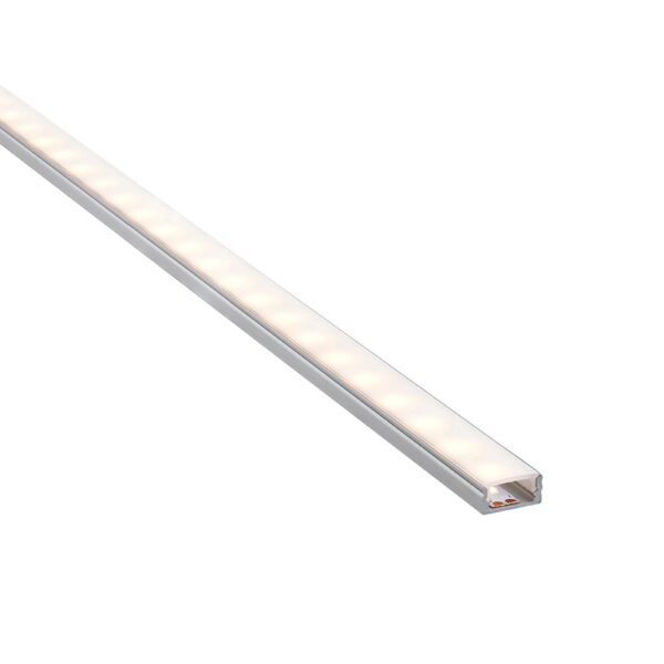 Saxby 80497 Saxby RigelSLIM Surface Aluminium Profile/Extrusion - 2m Silver 6