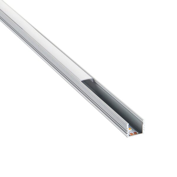 Saxby 80498 Saxby Rigel Surface Aluminium Profile/Extrusion - 2m Silver 3