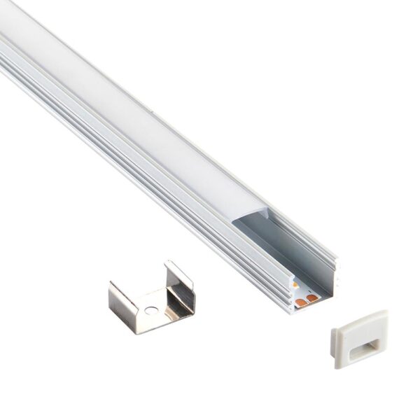 Saxby 80498 Saxby Rigel Surface Aluminium Profile/Extrusion - 2m Silver 7