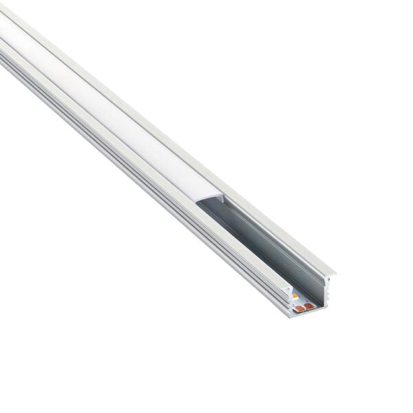 Saxby 80499 Saxby Rigel Recessed Aluminium Profile/Extrusion - 2m Silver 3