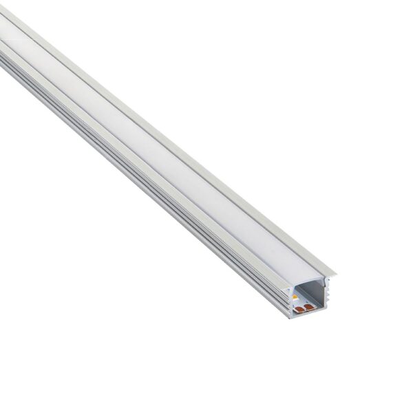 Saxby 80499 Saxby Rigel Recessed Aluminium Profile/Extrusion - 2m Silver 5