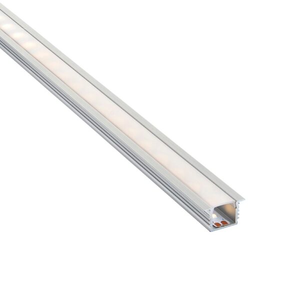 Saxby 80499 Saxby Rigel Recessed Aluminium Profile/Extrusion - 2m Silver 6
