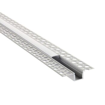 Saxby 80500 Saxby Rigel Plaster-in Aluminium Profile/Extrusion - 2m Silver 2