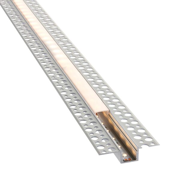Saxby 80500 Saxby Rigel Plaster-in Aluminium Profile/Extrusion - 2m Silver 4