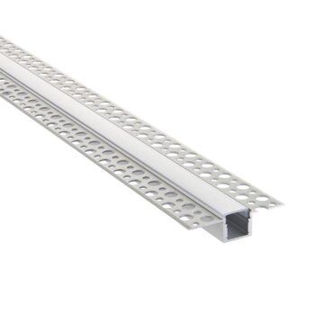 Saxby 80500 Saxby Rigel Plaster-in Aluminium Profile/Extrusion - 2m Silver 1