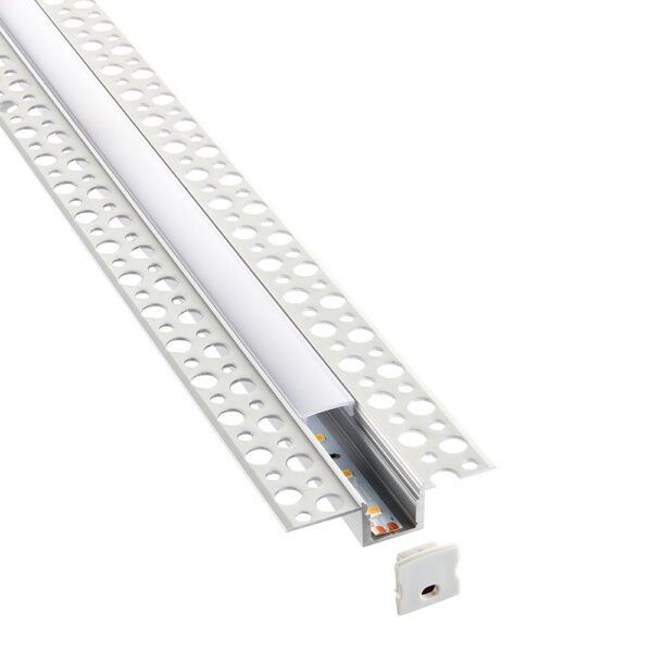Saxby 80500 Saxby Rigel Plaster-in Aluminium Profile/Extrusion - 2m Silver 7