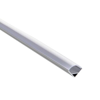 Saxby 80501 Saxby Rigel Corner Aluminium Profile/Extrusion - 2m Silver 1