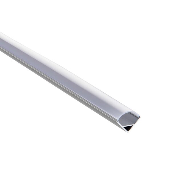 Saxby 80501 Saxby Rigel Corner Aluminium Profile/Extrusion - 2m Silver 1