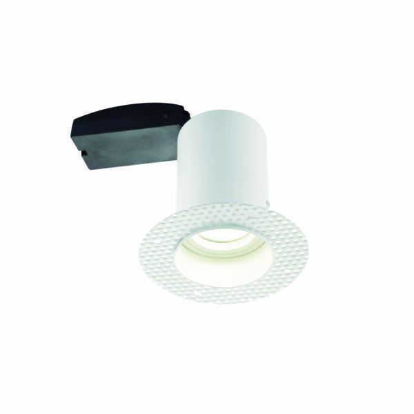 Saxby 81572 Saxby Ravel Trimless FR GU10 Downlight Matt White 1