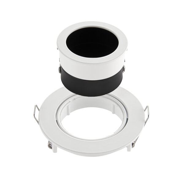 Saxby 81739 Saxby Cast Baffle Tilt GU10 Matt White 3