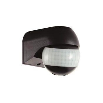 Saxby 90974 Saxby Wall PIR Security Detector IP44 - Black