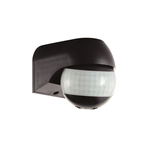 Saxby 90974 Saxby Wall PIR Security Detector IP44 - Black