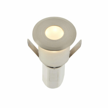 Saxby 91954 1.2W LED Ground Light IP67 3000K Satin Nickel