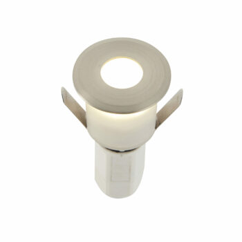 Saxby 91955 1.2W LED Mini Ground Light 4000K IP67 Satin Nickel