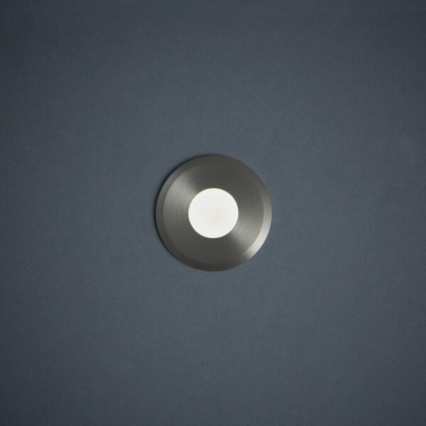 Saxby 91955 Saxby Hades 4000K IP67 1.2W - Satin nickel effect plate & frosted pc 7