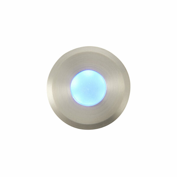 Saxby 91956 Saxby Hades blue IP67 1.2W - Frosted PC & Satin Nickel Effect Plate 5