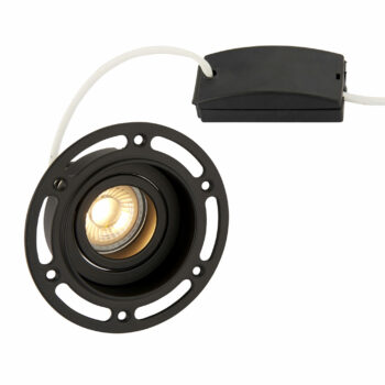 Saxby 92538 Saxby Trimless Downlight Round Black GU10 1