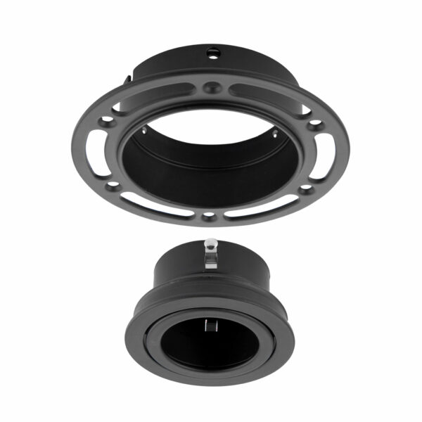 Saxby 92538 Saxby Trimless Downlight Round Black GU10 6