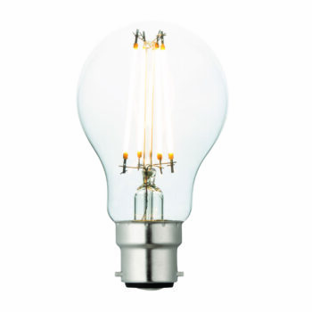Saxby 94344 Saxby 94344 B22 LED Filament GLS 6W 2700K Warm White