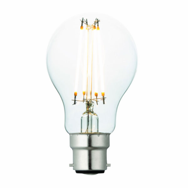 Saxby 94345 Saxby 94345 B22 LED Filament GLS Dimmable 7W 2700K Warm White