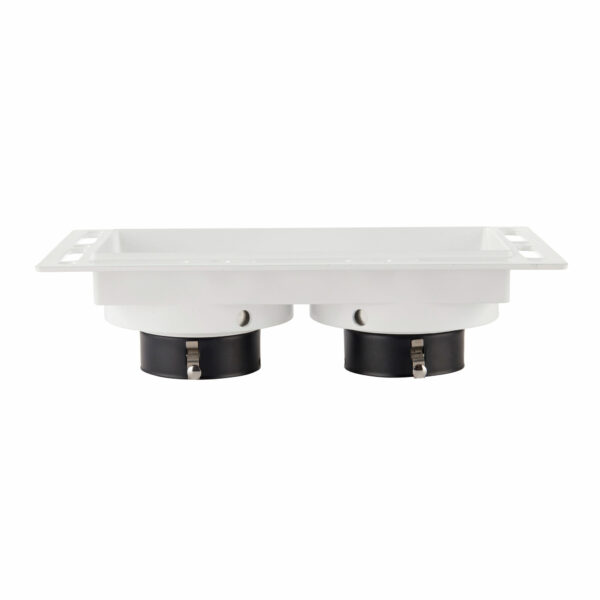 Saxby 94754 Saxby Trimless Downlight Twin Matt White GU10 6