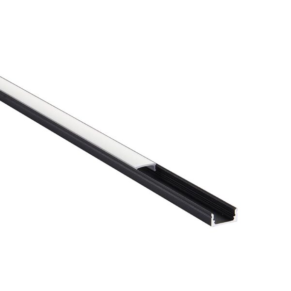 Saxby 94946 Saxby RigelSLIM Surface Aluminium Profile/Extrusion - 2m Black 3