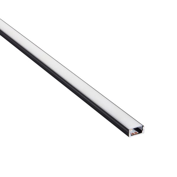 Saxby 94946 Saxby RigelSLIM Surface Aluminium Profile/Extrusion - 2m Black 5