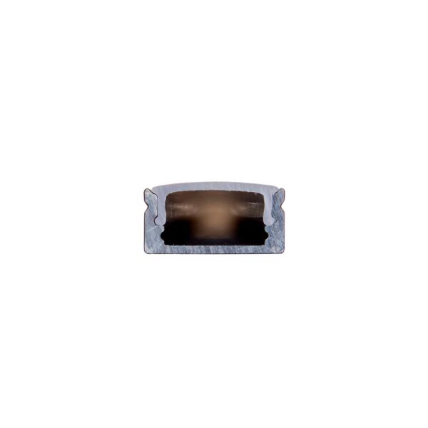 Saxby 94946 Saxby RigelSLIM Surface Aluminium Profile/Extrusion - 2m Black 9